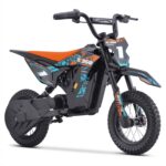 FunBikes MX350 350w 36v 4ah 12/12 51cm Lithium Orange Electric Kids Dirt Bike - Image 6