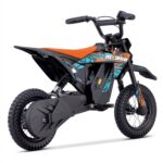 FunBikes MX350 350w 36v 4ah 12/12 51cm Lithium Orange Electric Kids Dirt Bike - Image 4