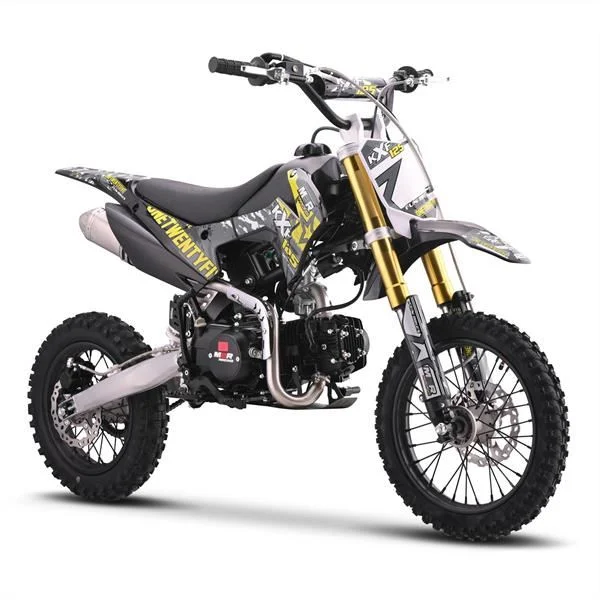 d894d885-cb2a-498d-ad7d-0285c7487238 M2R Racing KXF125 120cc 14/12 76cm Black Grey Pit Bike - Image 1