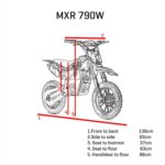 FunBikes MXR 790w(MP)36v Li 10/10 61cm Blue Kids Electric Dirt Bike - Image 9